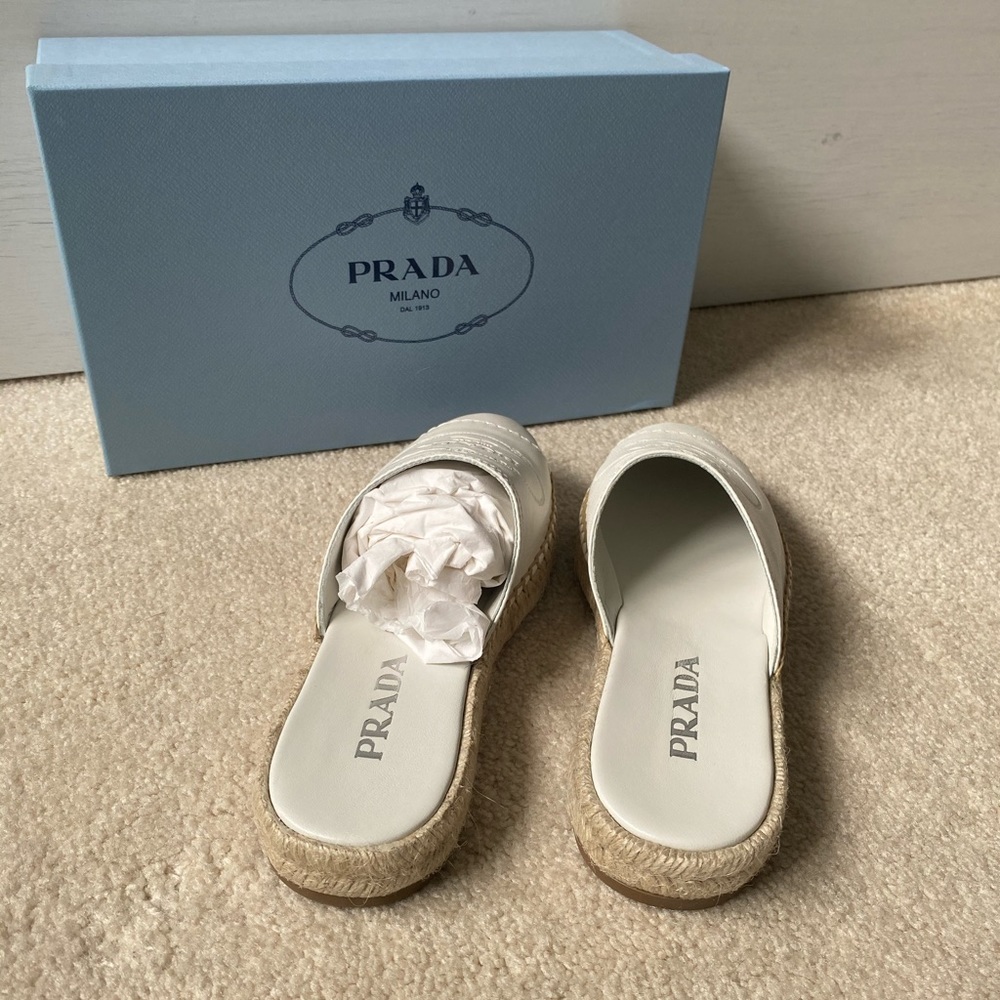 SOLD **BRAND NEW PRADA ESPADRILLES** - Picture 4 of 9